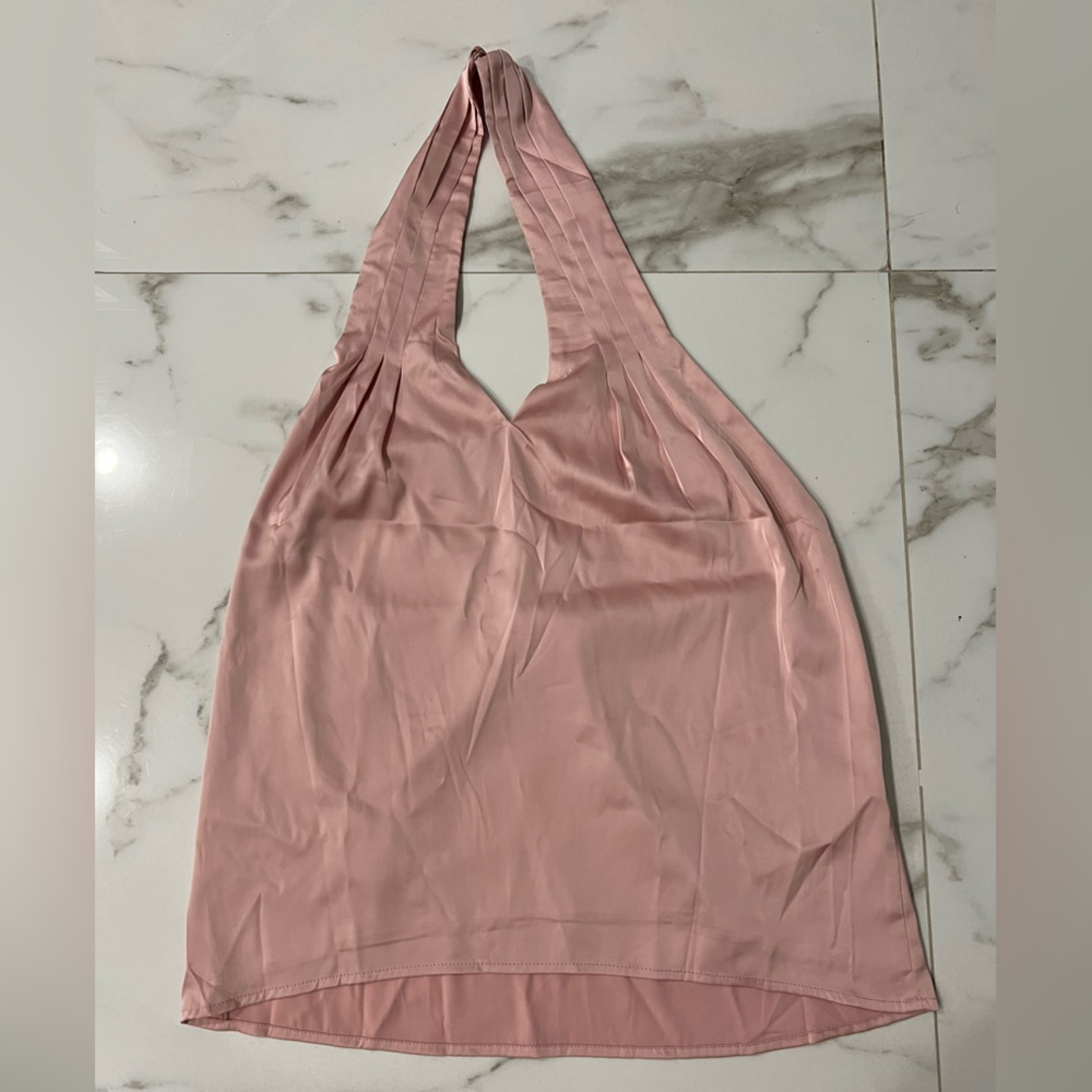 NWT REVOLVE PINK HALTER TOP SIZE MEDIUM - Picture 4 of 6